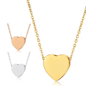 Stainless steel heart pendant urn necklace, openable memorial ash perfume bottle jewelry.
