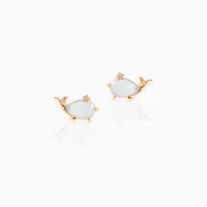 316L Edelstahl Meerestier Ohrstecker Flache Rückseite Strass Knorpel Piercing Schmuck Für Herren Damen