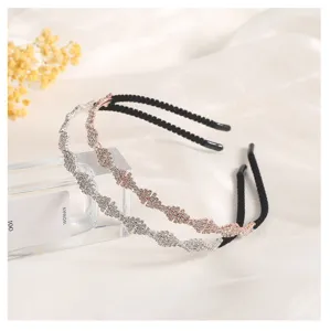 Korean style rhinestone headband alloy sparkling hair hoop fashion elegant crystal hair accessories