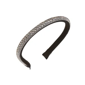 Crystal rhinestone headband for women, sparkly hair hoop for daily wear and party styling.