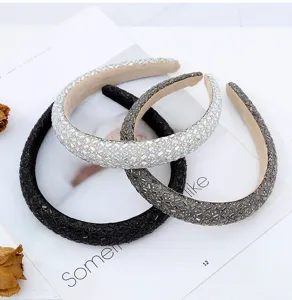 Crystal rhinestone headband sparkling diamond hair hoop luxury fashion hair accessories for women