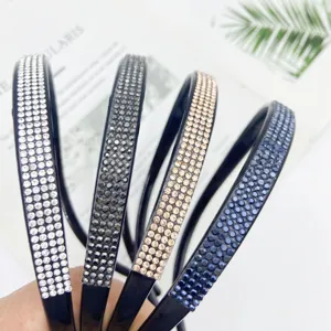 Korean style rhinestone headband anti-slip hair hoop for women sparkle hair accessories chic