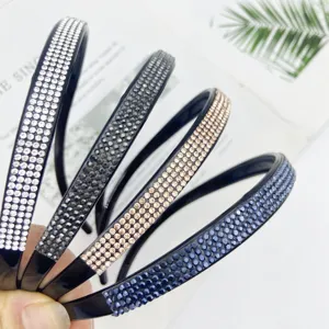 Crystal rhinestone hairbands for women sparkling headband anti-slip hair accessories