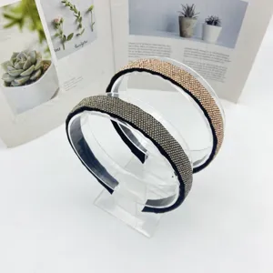Rhinestone crystal headband sparkling hair hoop full wrapped fashion women hair accessories.