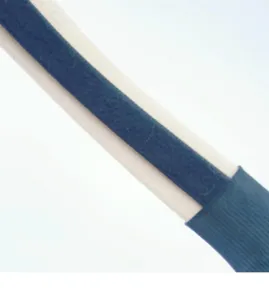Detailed shot of dark velvet hair band accessory, premium design for women's daily wear.