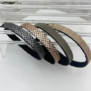 Fashion rhinestone headband full crystal hair hoop sparkle sparkly hair accessories for women