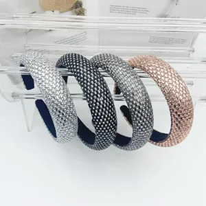 Magnifique Serre-tête Strass Étincelant Pave Cristal Femmes Mode Accessoires Cheveux