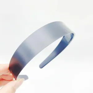 Simple black plastic headband anti-slip hair hoop daily face washing DIY hair accessories