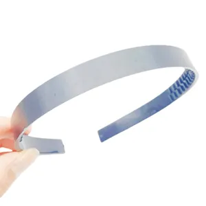 Simple plastic headband with inner teeth for face washing anti-slip daily hair accessories basic