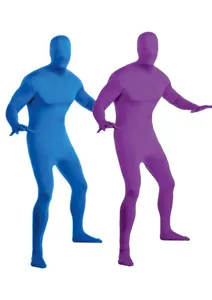 Adult full body spandex morph suit Halloween cosplay costume stretchy party jumpsuit.