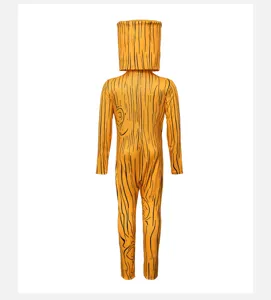 Wooden stick cosplay costume tree trunk bodysuit funny role play outfit detail view