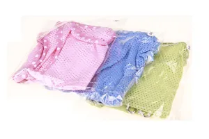 Breathable mesh pet hammock detail shot, summer hanging cat bed with metal hooks in multiple colors.