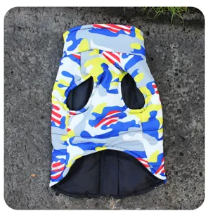 Chaleco abrigo de invierno para perro camuflaje ropa de mascota pequeno mediano gato