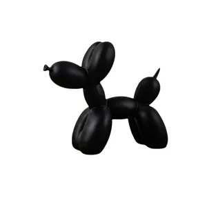 Modern minimalist resin balloon dog sculpture art ornament for home living room decor