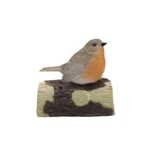 Harz Simulations Vogel Ornament auf Baumstamm fur garten heim dekoration desktop geschenk.