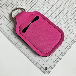 Fundas de neopreno para botella llavero estuche portatil de gel desinfectante