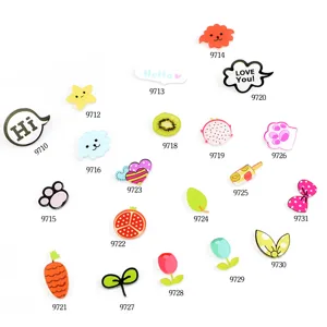 Ensemble de badges broches émail mignon dessin animé coloré pour vêtements sacs