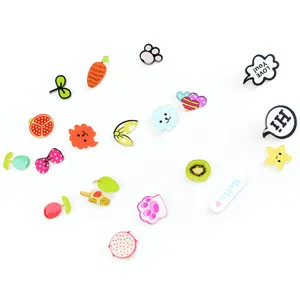 Lot de broches émaillées mignonnes, badges en métal coloré pour vêtements sacs à dos décor.