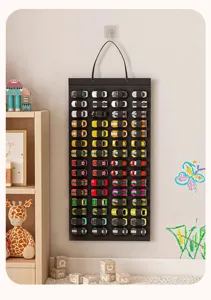 Filz Spielzeugauto Aufbewahrung Hängende Tasche für 1:64 Modellauto Sortierung Display Organizer