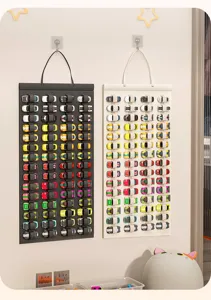 Filz Hänge-Aufbewahrungstasche für 1:64 Modellautos, Wandorganizer für die Kinderzimmer-Präsentation.