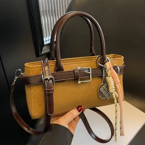 Bolso de hombro retro de moda para mujer elegante bolso casual para uso diario y viajes.