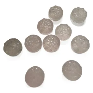Carved crystal beads flower shape DIY bracelet accessories loose gemstone beads for jewelry making