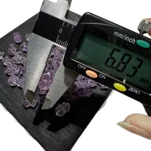 Natural Amethyst Loose Beads DIY Jewelry Making Small Charm Pendant Caliper Measured
