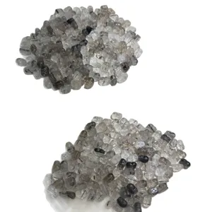 Natural black rutilated quartz Pixiu carved loose beads DIY jewelry making accessories