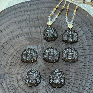 Natural Quartz Crystal Fox Pendant Necklace Cute Animal Charm Jewelry Elegant Fashion Gift For Women