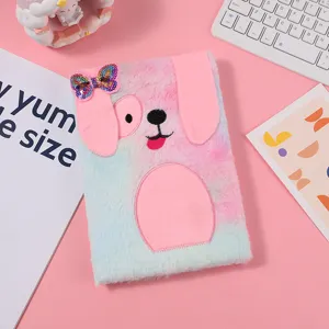 Bambini cartone animato cucciolo peluche taccuino carino diario fatto a mano cancelleria