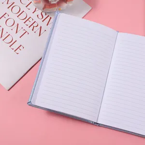 Cute holographic lined notebook for daily planning, journaling and school notes. Beautiful design.