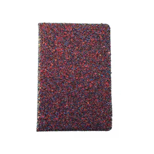 Taccuino PU glitterato Diario portatile Cancelleria brillante Regalo per studenti scolastico