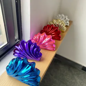 Acryl Muschel Abendtasche glänzende metallische Handtasche für Party Hochzeit Damen.