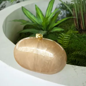 Acrylic Marble Pattern Quicksand Evening Clutch Bag Women Chic Hard Shell Box Crossbody Bag Banquet Handbag