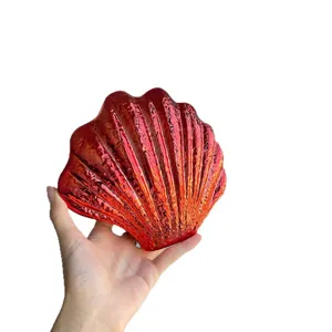 Red acrylic shell clutch bag metallic glossy evening bag stylish shoulder crossbody bag new