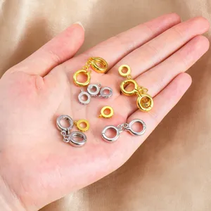 Copper multi-style jump rings spring clasps for DIY bracelet necklace jewelry making components