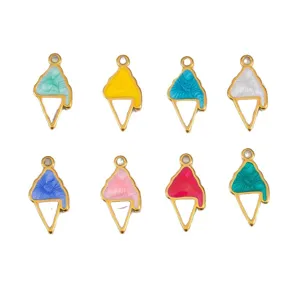 colgantes helado esmalte acero inoxidable 304 para collar pulsera accesorios de joyería