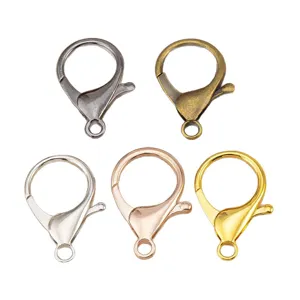 Metall Karabinerhaken Schlüsselanhänger DIY Handwerk Zubehör sortierte Farben Set