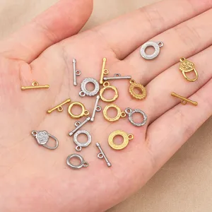 304 stainless steel OT clasps DIY bracelet necklace connector jewelry making findings gold