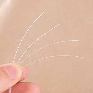 Cordón de cuentas para pulseras hechas a mano, hilo blanco no elástico muy resistente