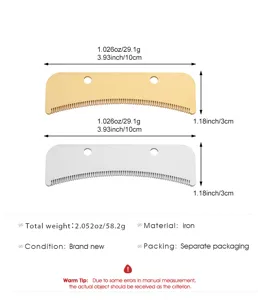 Lame de rechange pour peigne de toilettage metal poils de chien tete de coupe specification