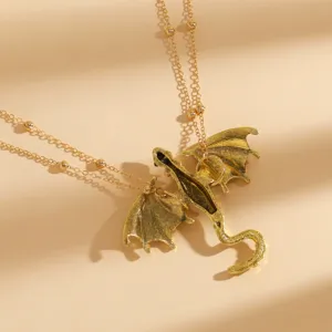 Cadena de cuerpo de dragón dorada con cadenas de cuentas dobles, joya de cintura sexy detalle