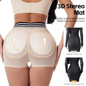 Atmungsaktive 3D gepolsterte Po-Lifting Formungskleidung Damen Bauchweg Taillentrainer.