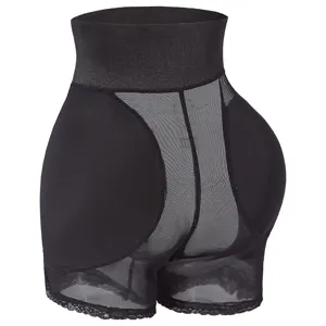 High waist tummy control shapewear women breathable black butt lifter hip enhancer pants
