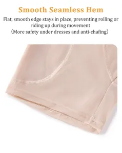 Vue détail du slip gainant respirant avec ourlet lisse et sans couture conçu.