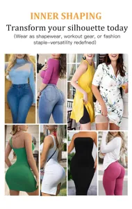 Culotte gainante rembourrée fessier contrôle du ventre entraîneur taille respirant slip