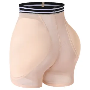 Culotte gainante rembourree taille haute respirante slip push up fesses femme amincissante