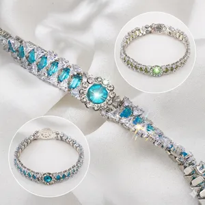 Componenti per la Creazione di Gioielli Fai da Te Acciaio Inossidabile Rame Strass Connettori per Catena ad Artiglio Chiusure a Scatola Accessori Artigianali