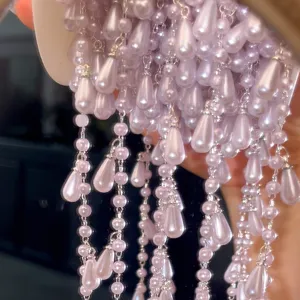 Imitatie parel druppel kralen ketting kwastje DIY antieke stijl haaraccessoires onderdelen