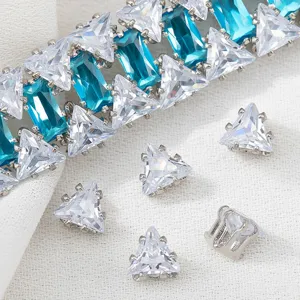 DIY strass cristallo catena da cucire accessori per creazione di gioielli kit